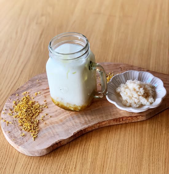 桂花酒酿冰奶 Sweet-scented Osmanthus brewed iced Milk